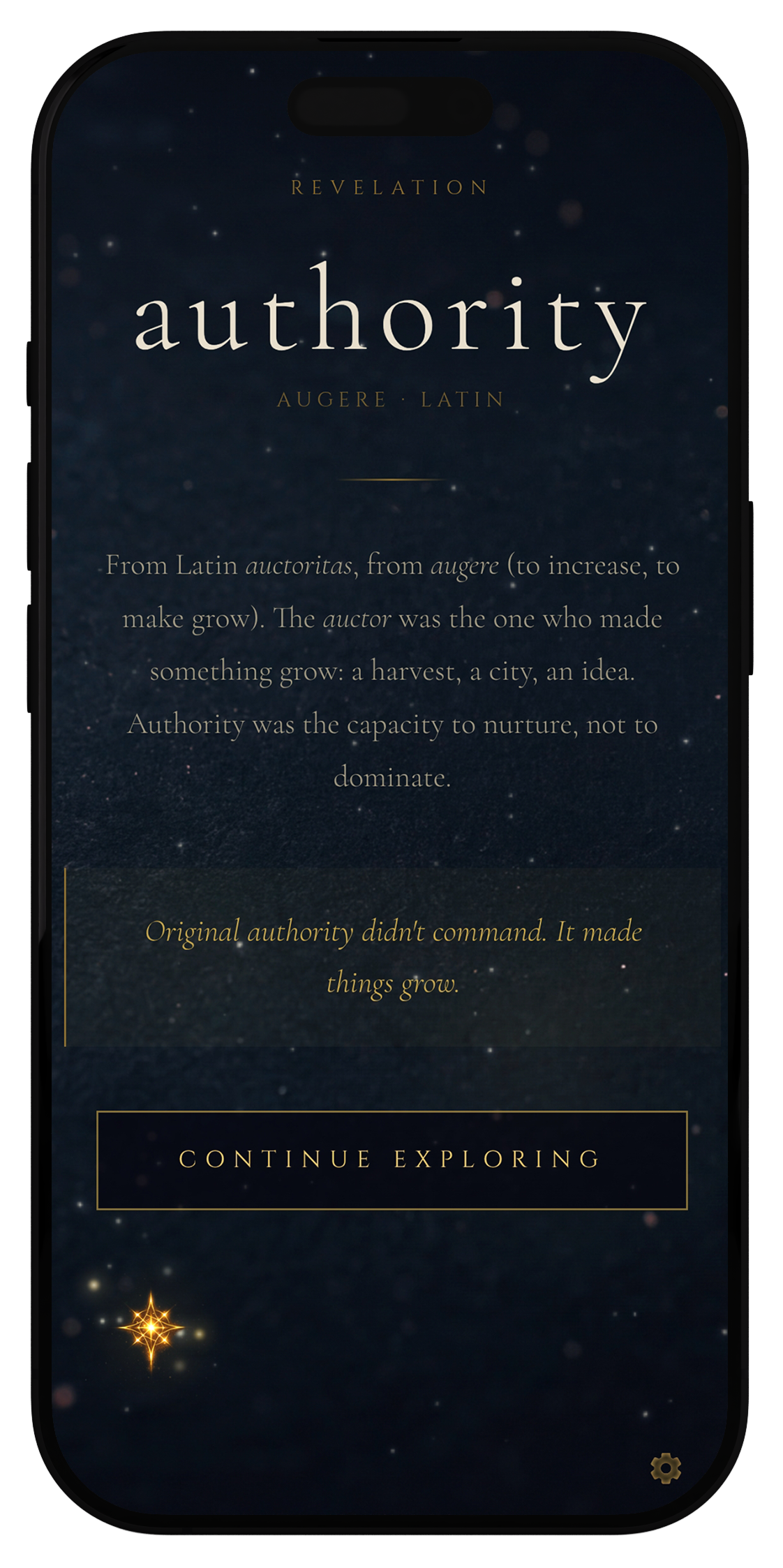 ETYMA — Word reveal